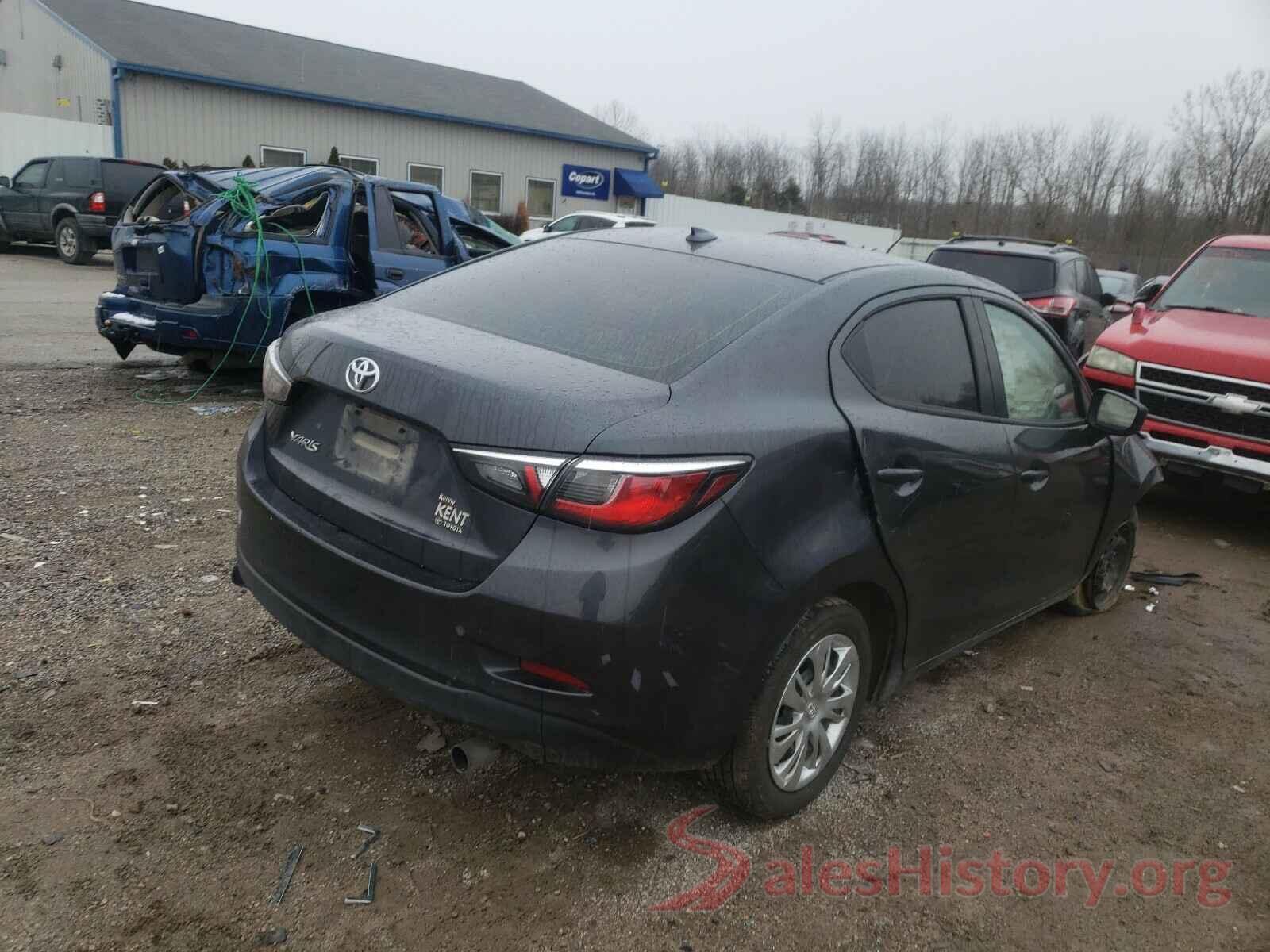 3MYDLBYV1KY521792 2019 TOYOTA YARIS