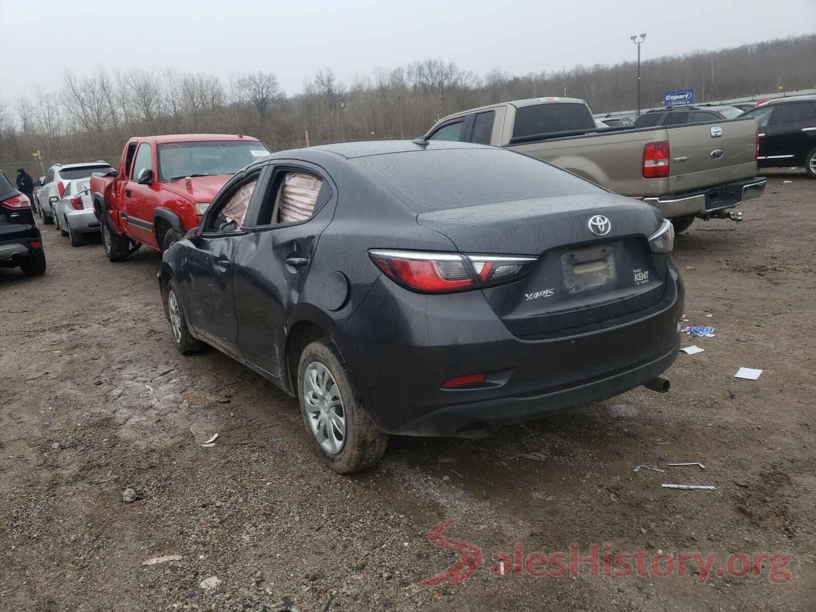 3MYDLBYV1KY521792 2019 TOYOTA YARIS