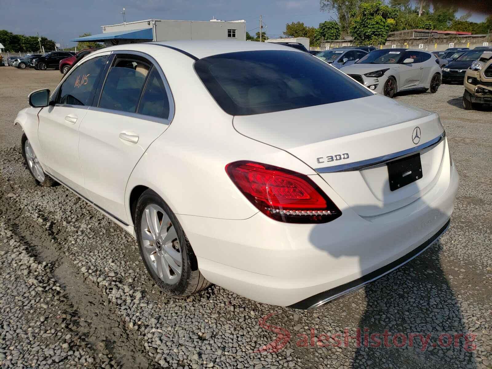 55SWF8DBXKU295632 2019 MERCEDES-BENZ C CLASS