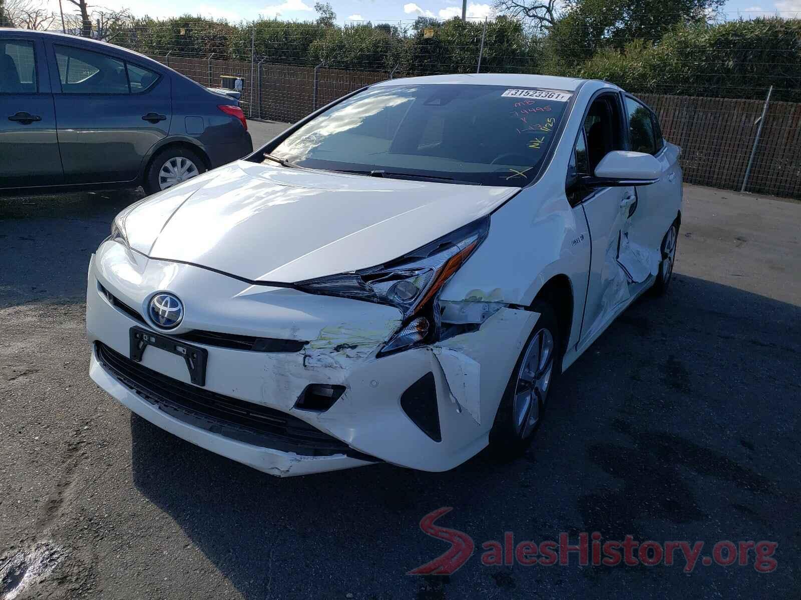 JTDKBRFU1J3060290 2018 TOYOTA PRIUS