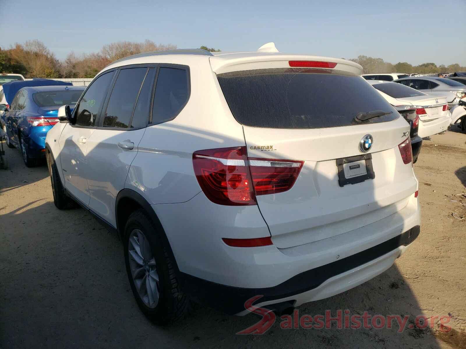 5UXWZ7C32H0V87052 2017 BMW X3