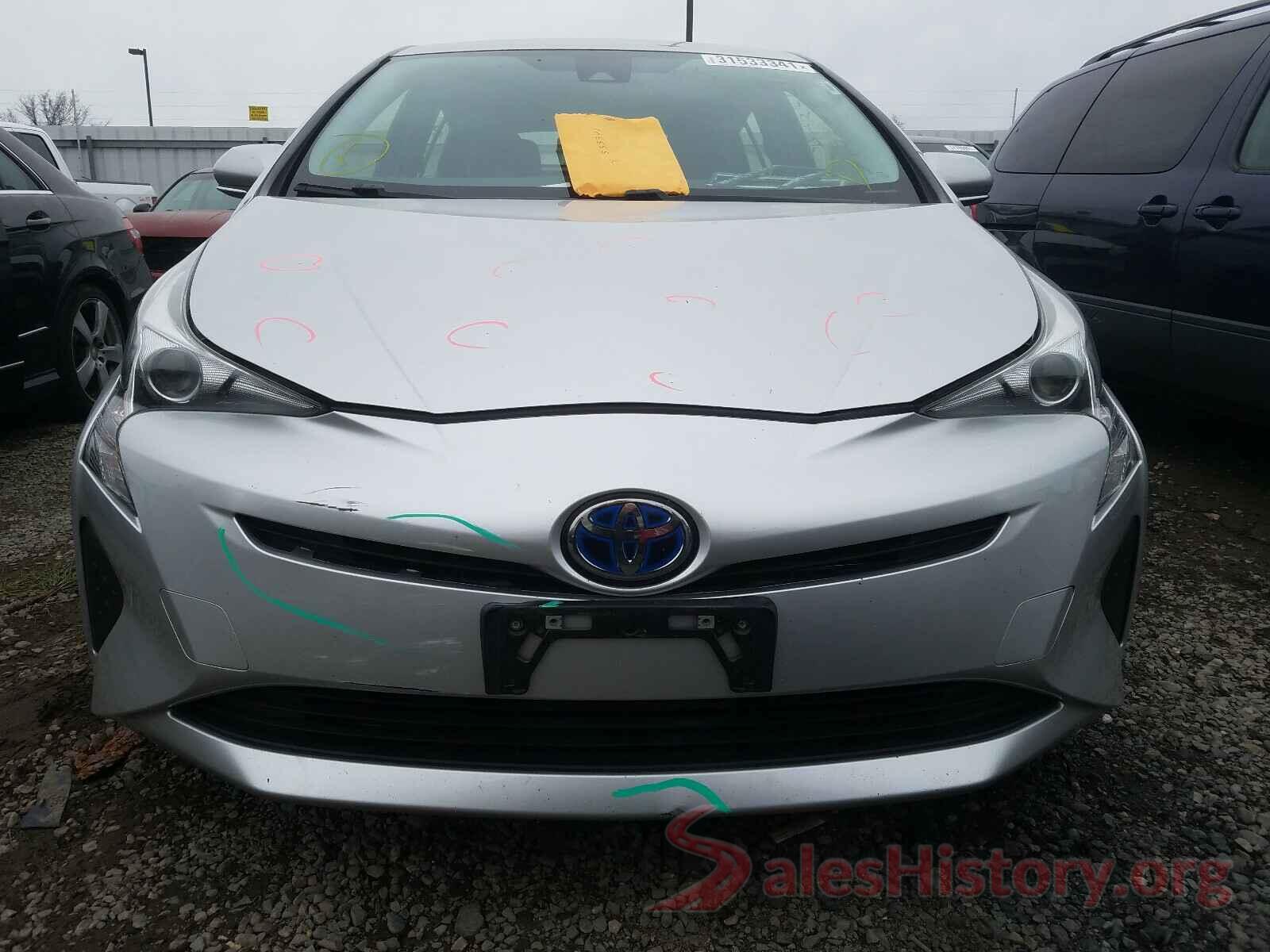 JTDKBRFU9H3038872 2017 TOYOTA PRIUS