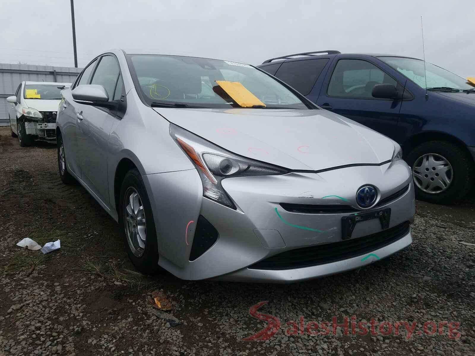 JTDKBRFU9H3038872 2017 TOYOTA PRIUS