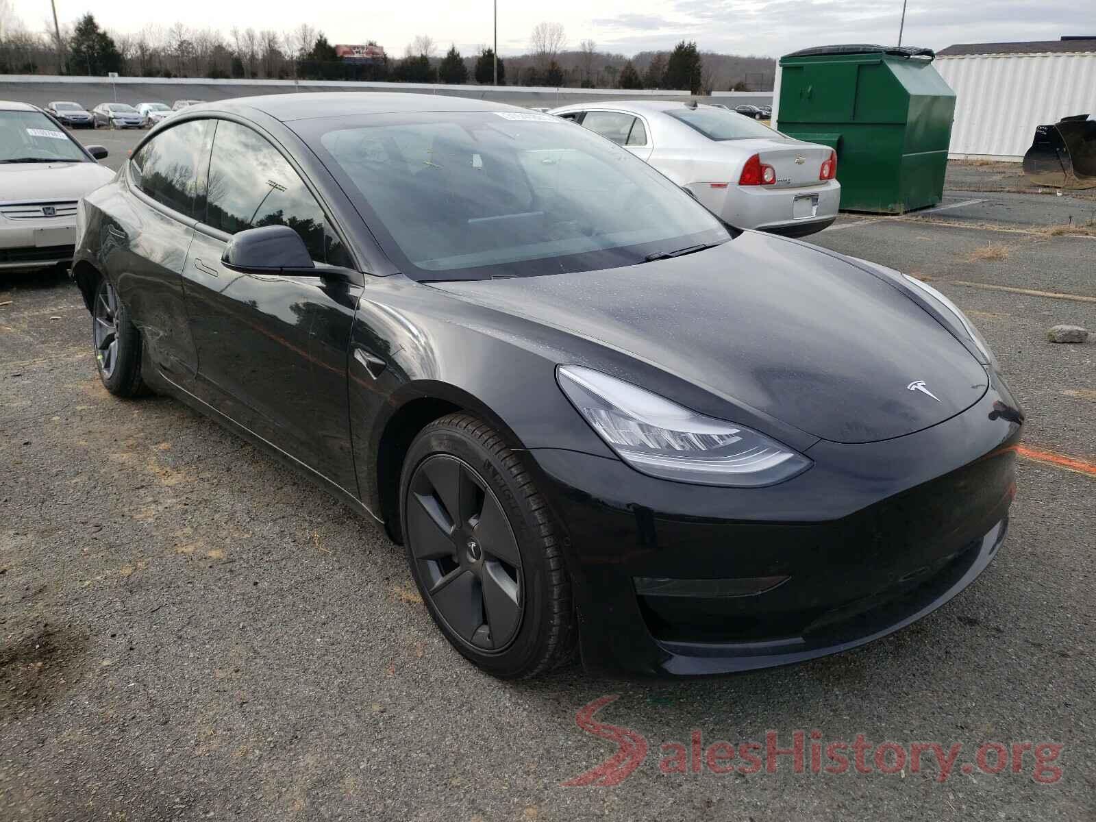 5YJ3E1EA2MF838169 2021 TESLA MODEL 3