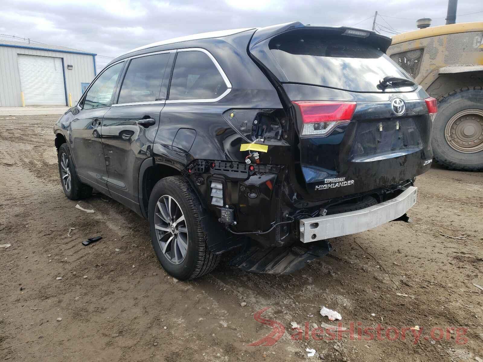 5TDJZRFH5HS407543 2017 TOYOTA HIGHLANDER