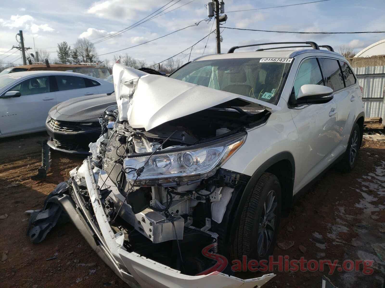 5TDJZRFH9KS584927 2019 TOYOTA HIGHLANDER