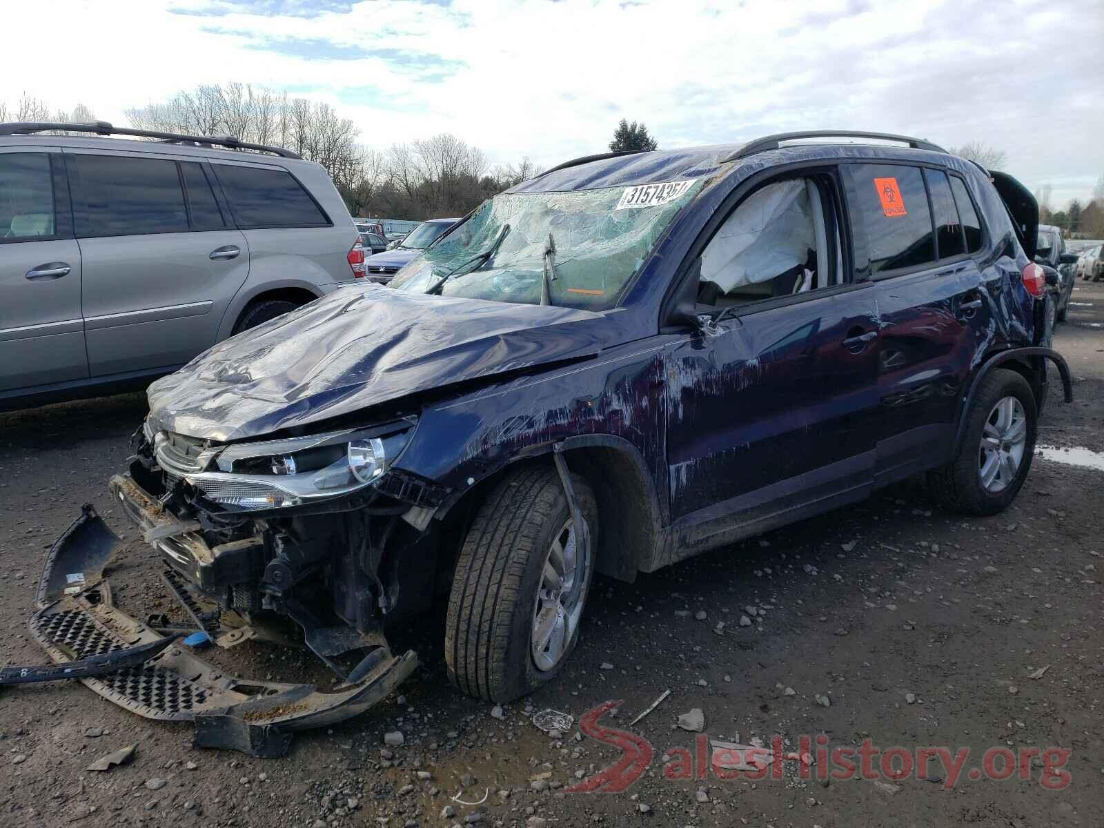 WVGAV7AX7GW511816 2016 VOLKSWAGEN TIGUAN