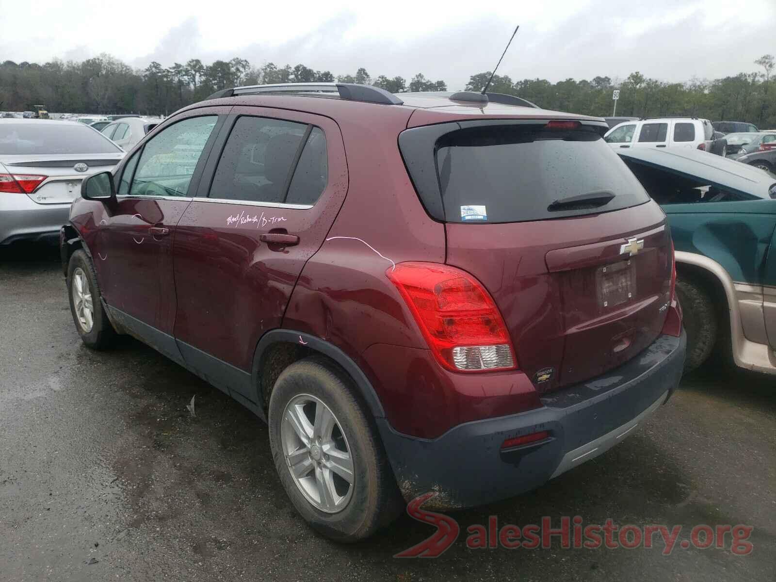 3GNCJLSB3GL278261 2016 CHEVROLET TRAX