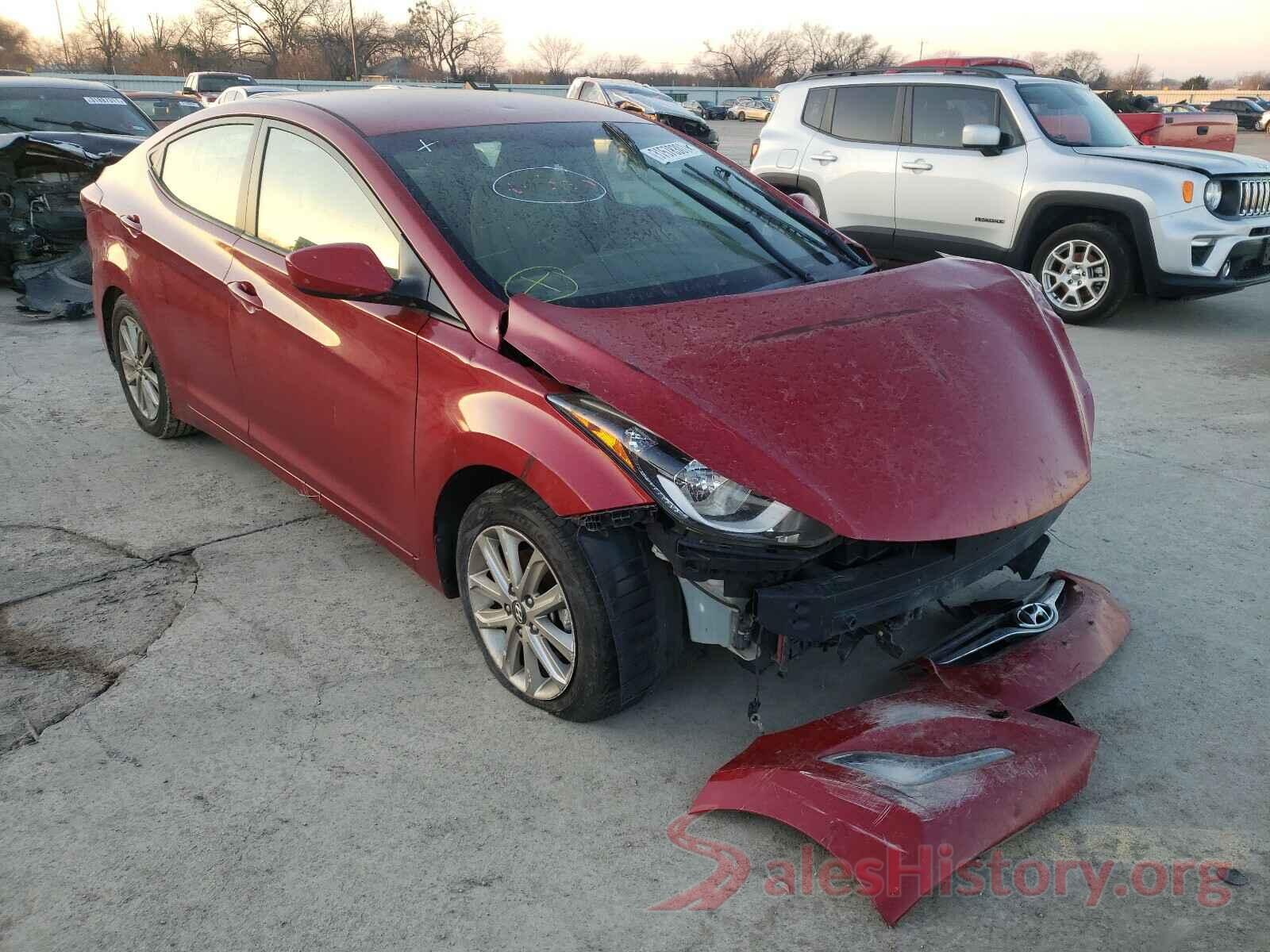 KMHDH4AE2GU585478 2016 HYUNDAI ELANTRA