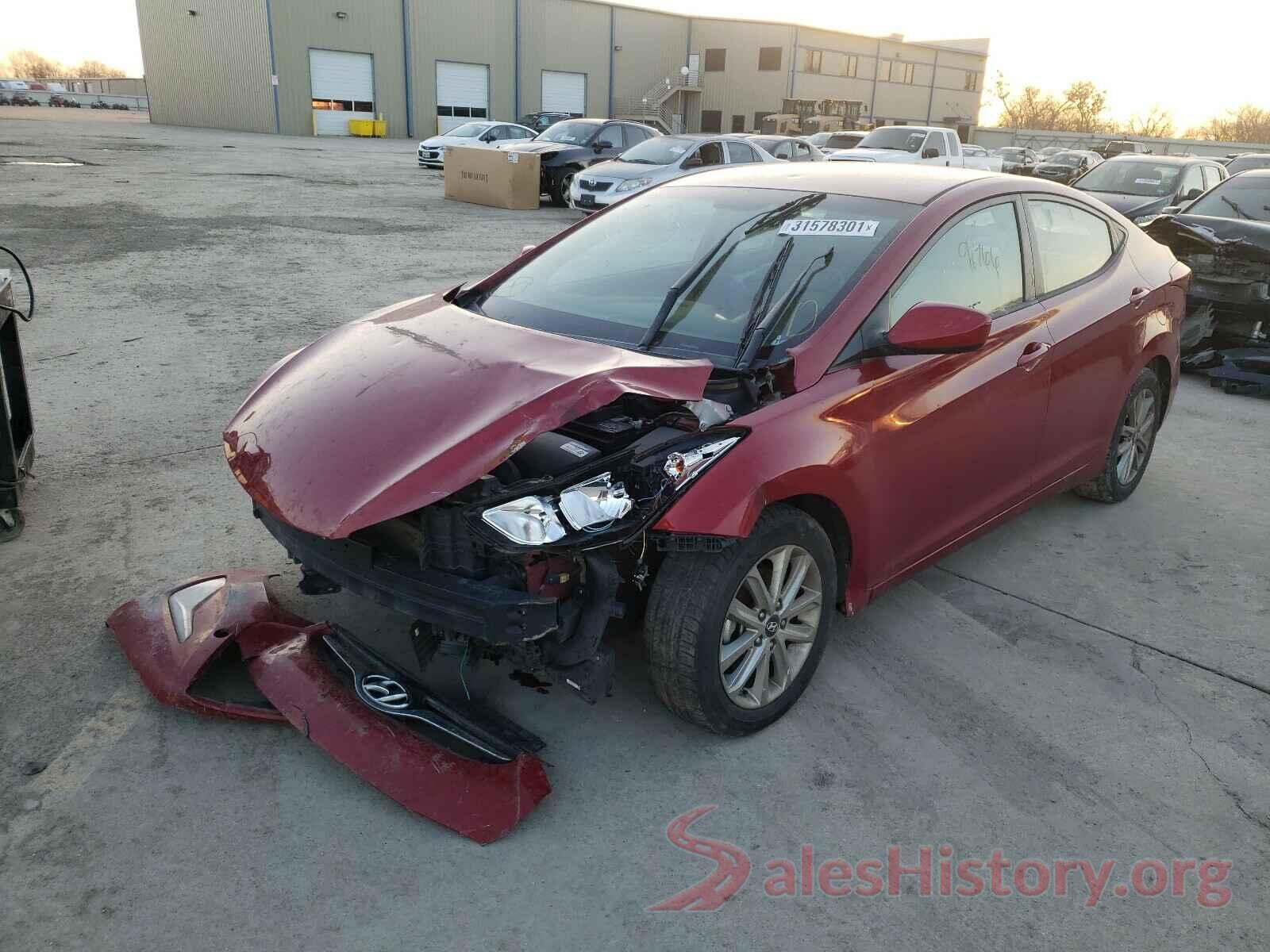 KMHDH4AE2GU585478 2016 HYUNDAI ELANTRA