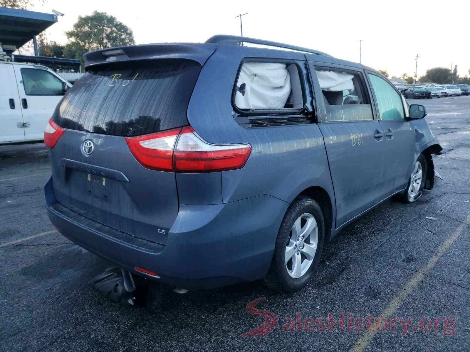 5TDKZ3DC8HS783579 2017 TOYOTA SIENNA