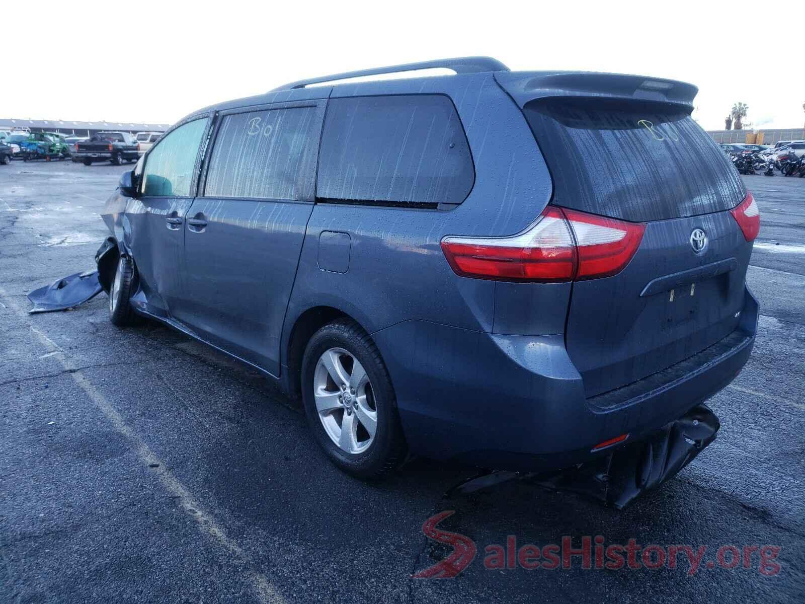 5TDKZ3DC8HS783579 2017 TOYOTA SIENNA