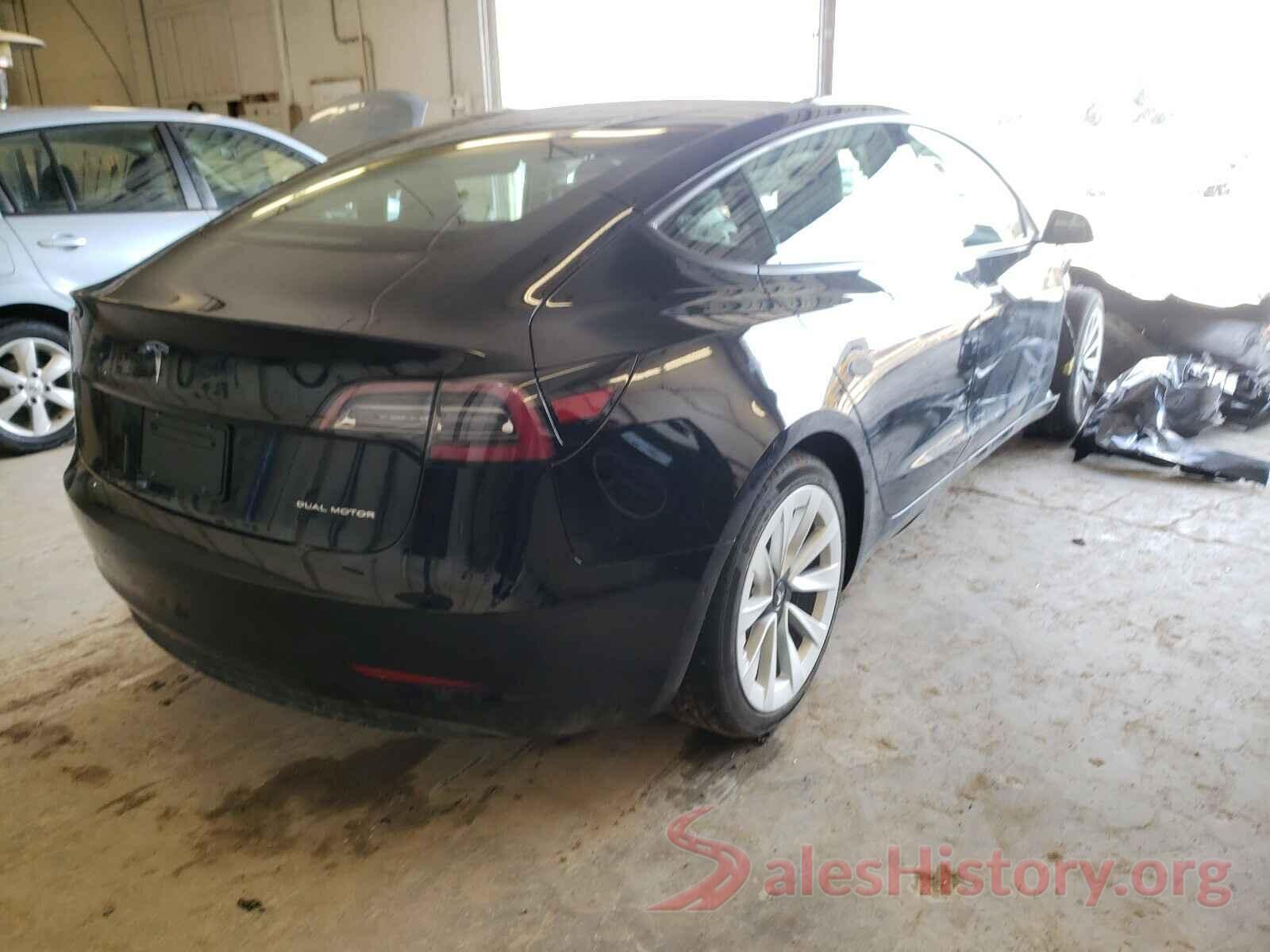 5YJ3E1EB9MF848822 2021 TESLA MODEL 3