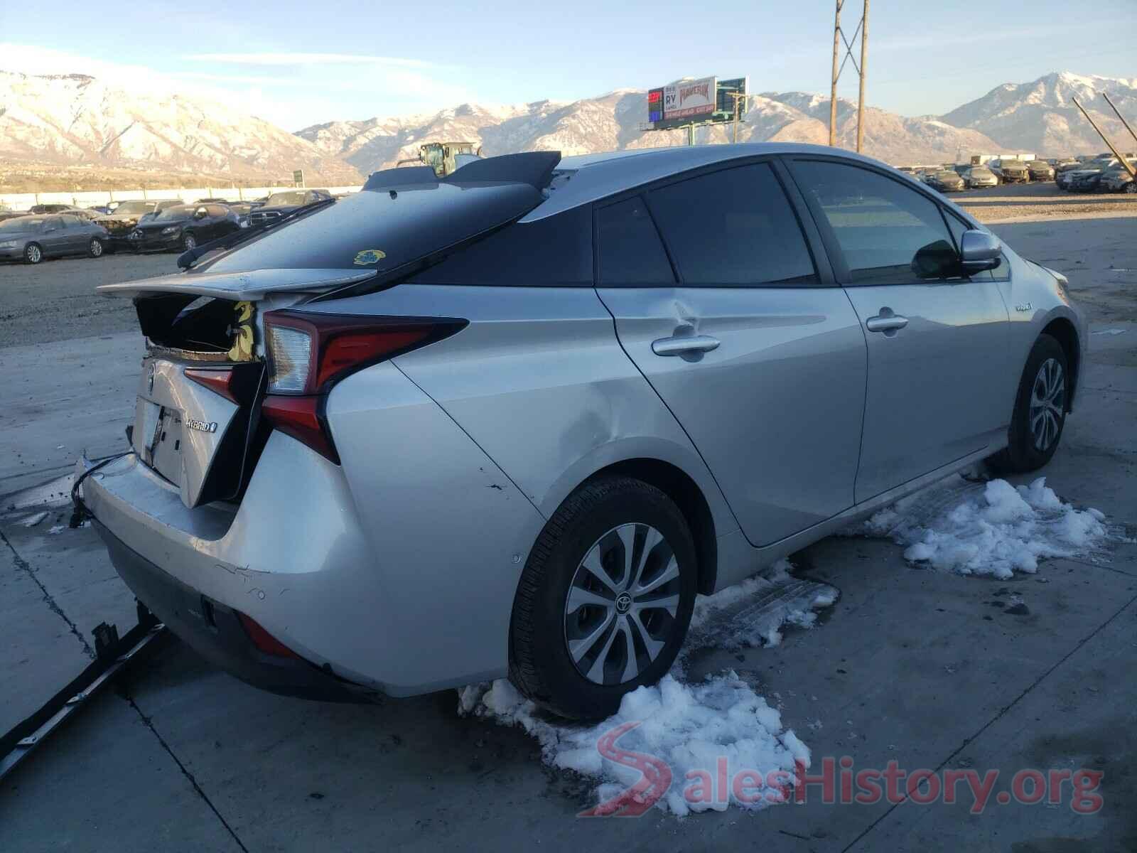 JTDL9RFU7K3001486 2019 TOYOTA PRIUS