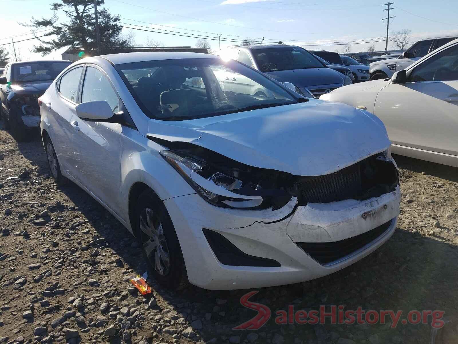 5NPDH4AE1GH745073 2016 HYUNDAI ELANTRA