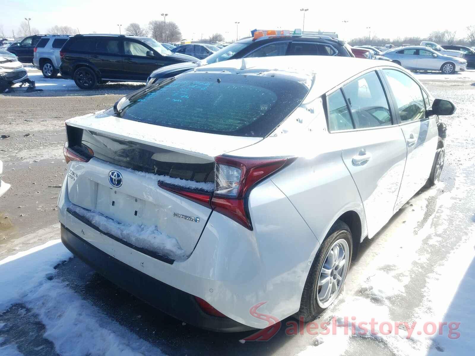 JTDL9RFU3L3015743 2020 TOYOTA PRIUS