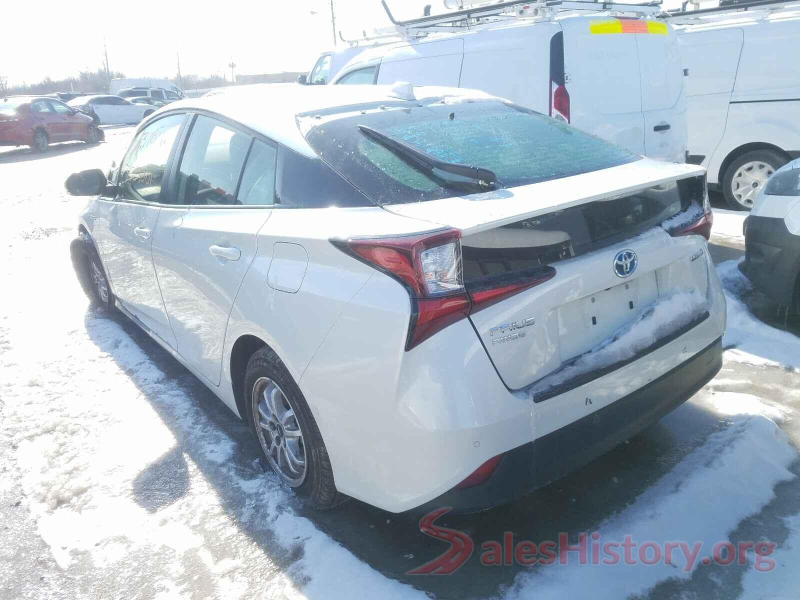 JTDL9RFU3L3015743 2020 TOYOTA PRIUS