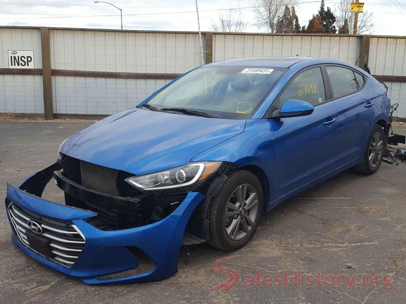 5NPD84LF3JH397581 2018 HYUNDAI ELANTRA