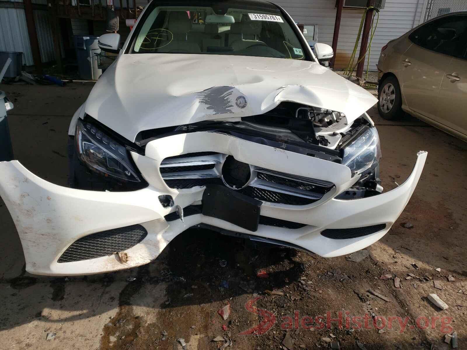 55SWF4KB4HU213401 2017 MERCEDES-BENZ C CLASS