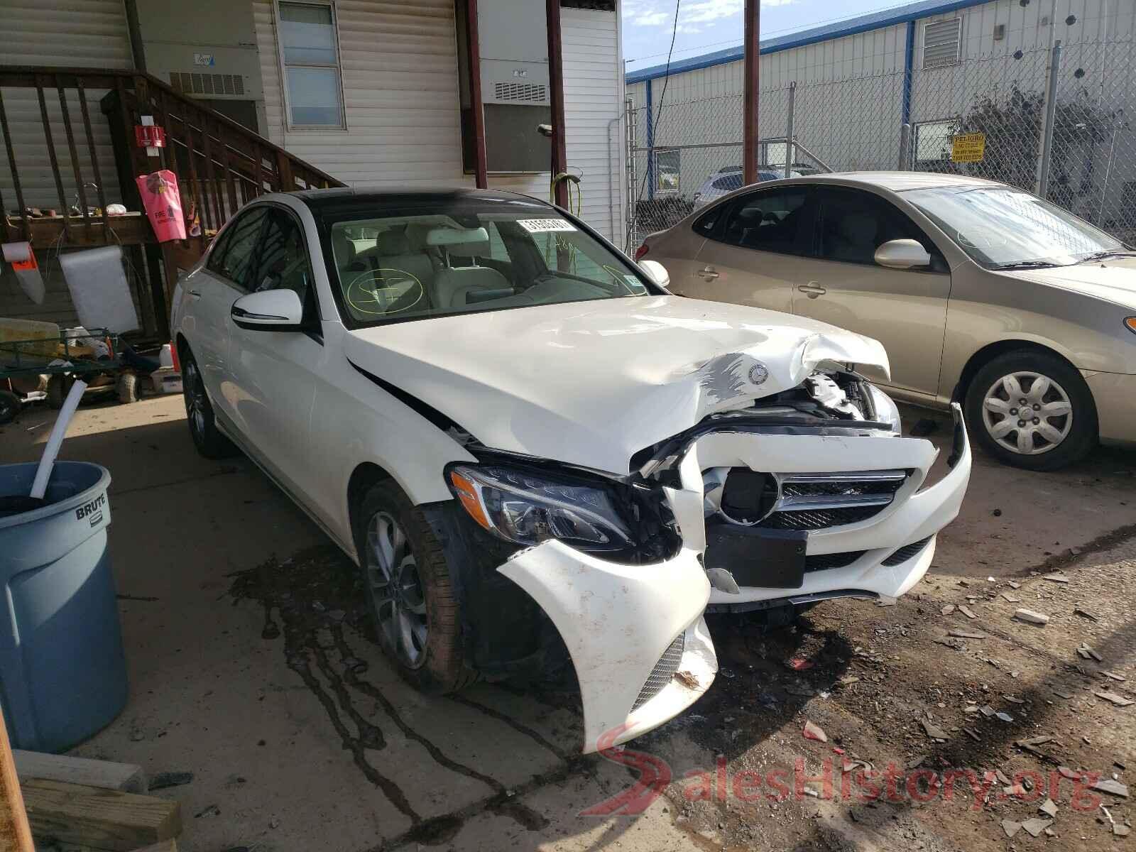 55SWF4KB4HU213401 2017 MERCEDES-BENZ C CLASS