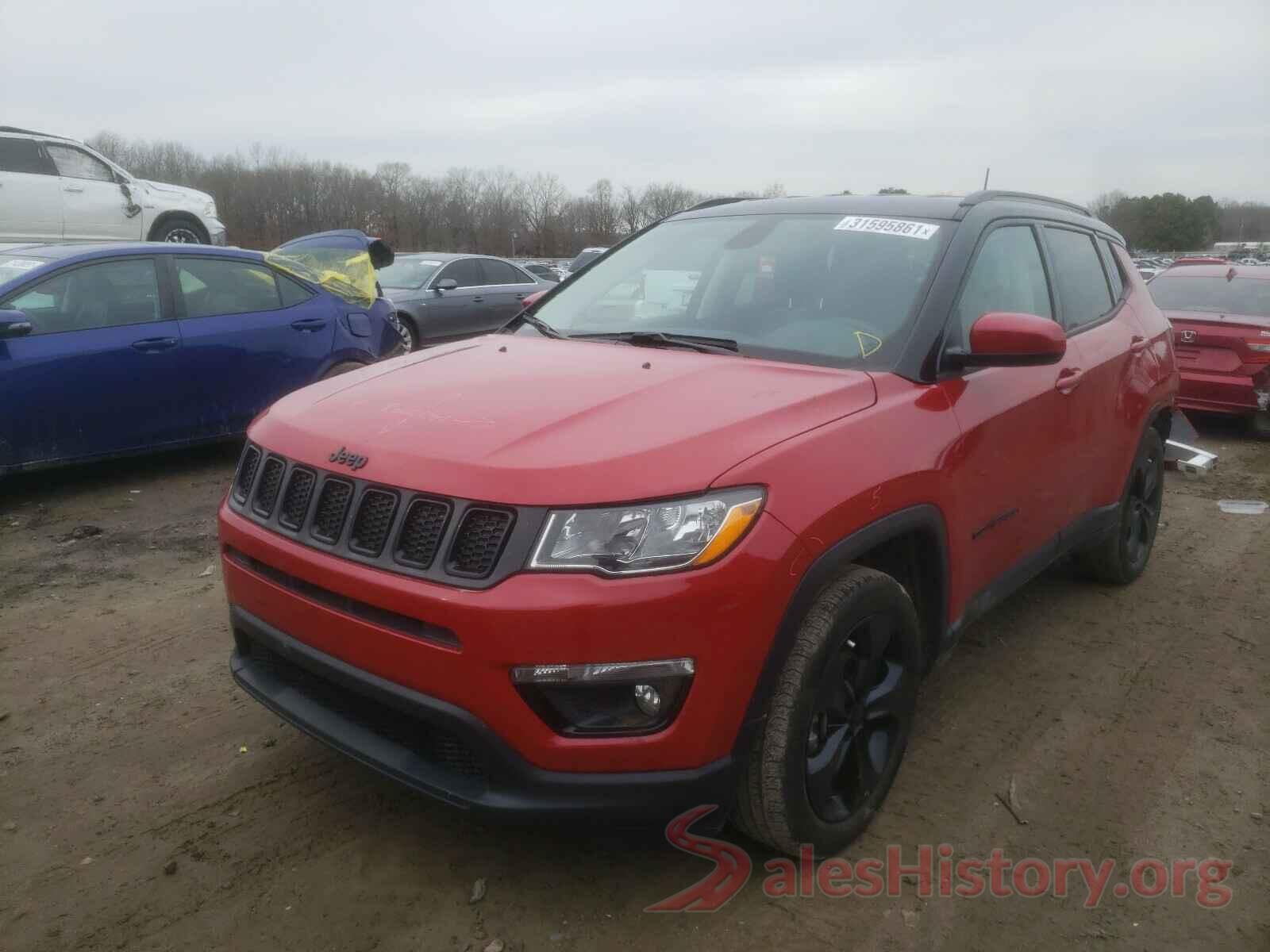 3C4NJCBB3KT743745 2019 JEEP COMPASS