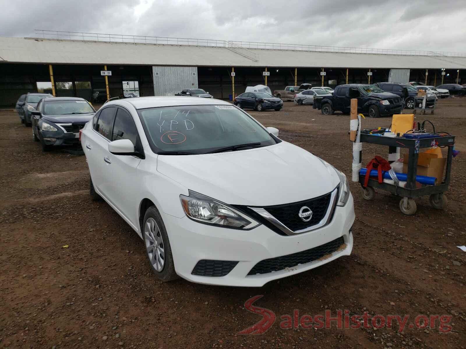 3N1AB7AP0HY285435 2017 NISSAN SENTRA