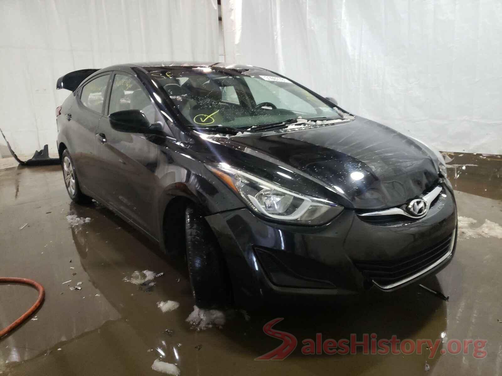 5NPDH4AE8GH759911 2016 HYUNDAI ELANTRA