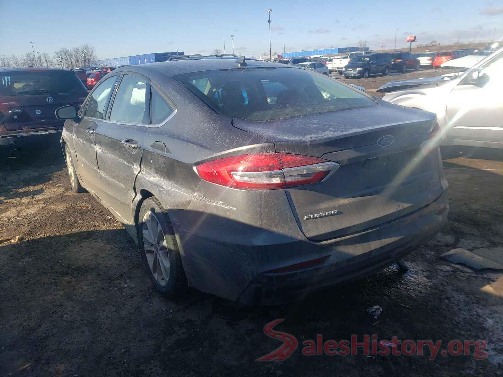 3FA6P0LU0KR167844 2019 FORD FUSION