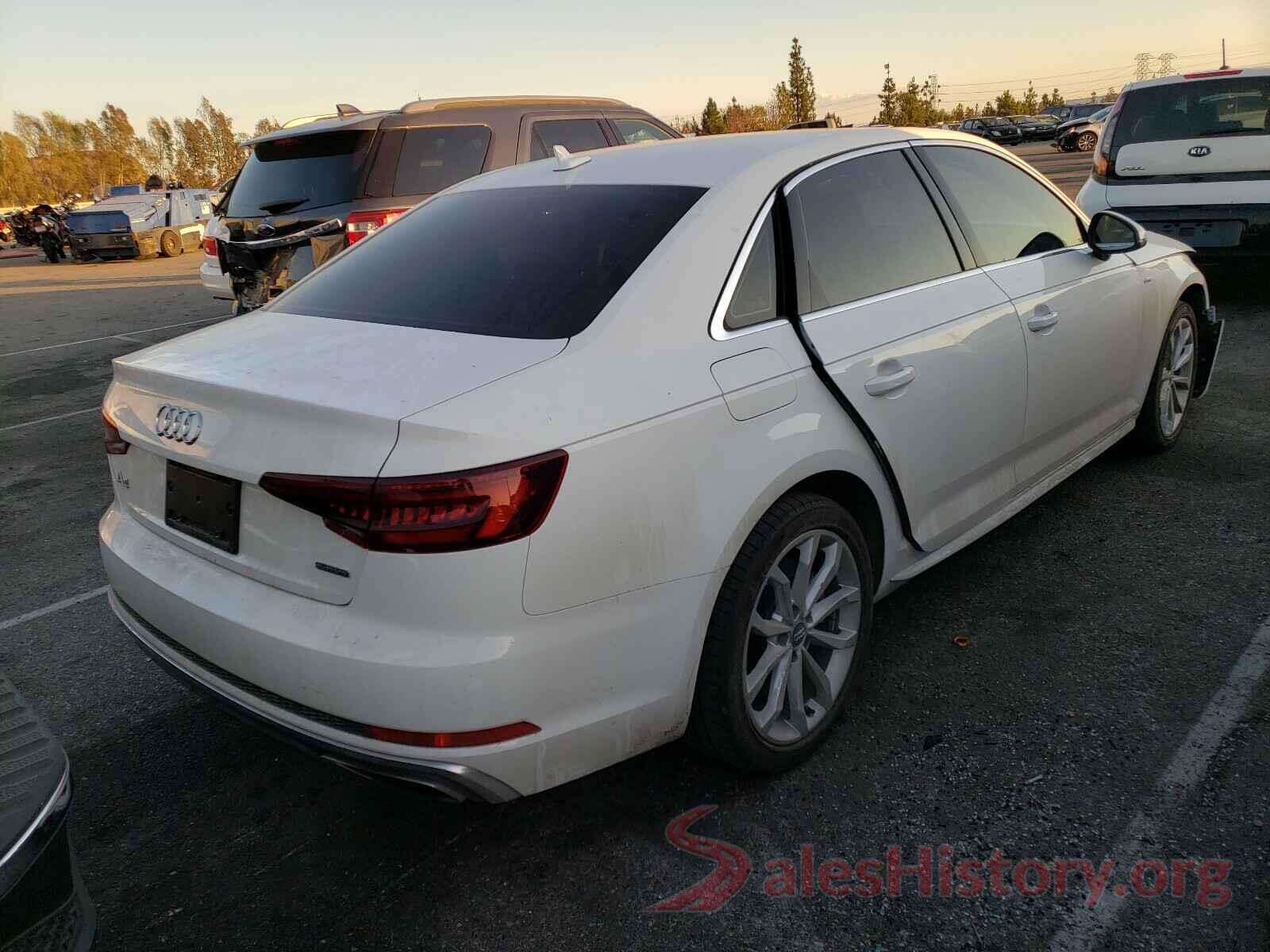 WAUDNAF43KN014951 2019 AUDI A4