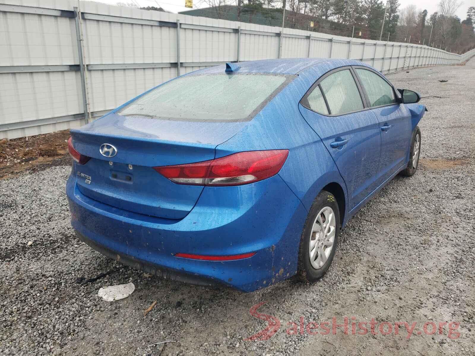 5NPD74LF4HH081572 2017 HYUNDAI ELANTRA