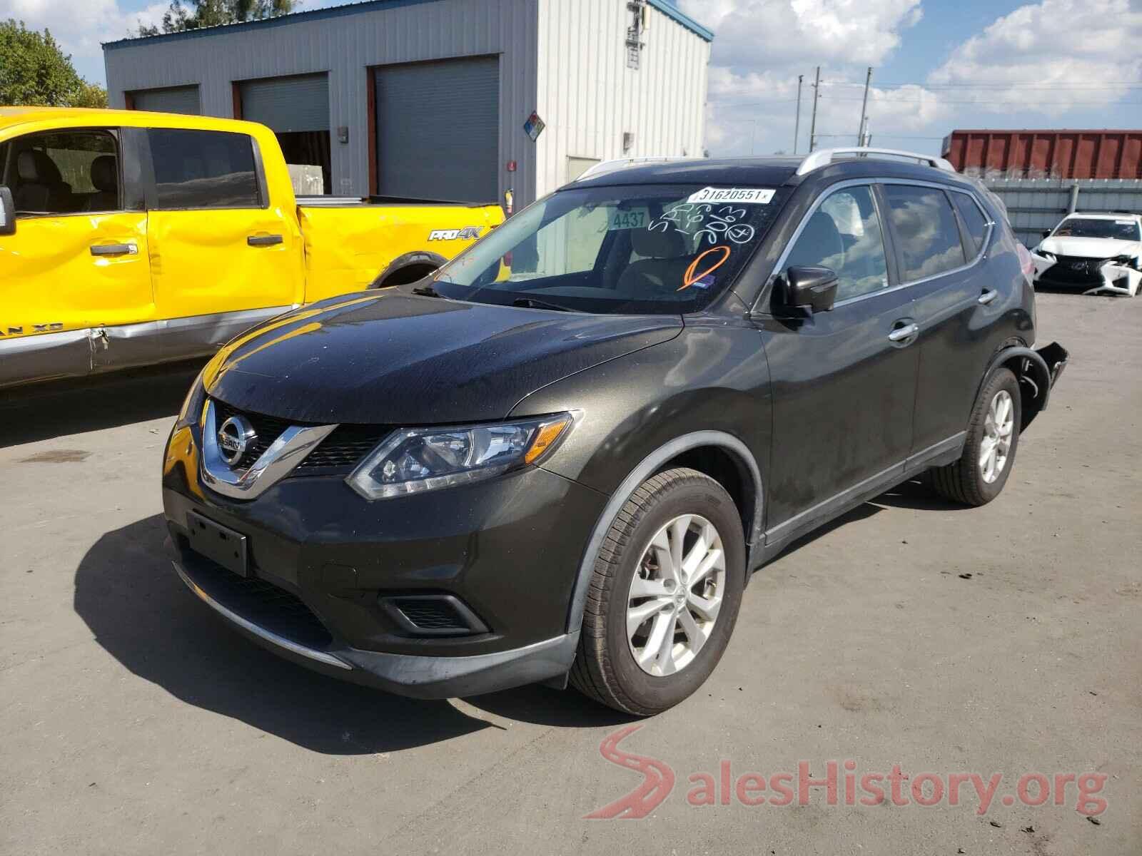 KNMAT2MV3GP682063 2016 NISSAN ROGUE