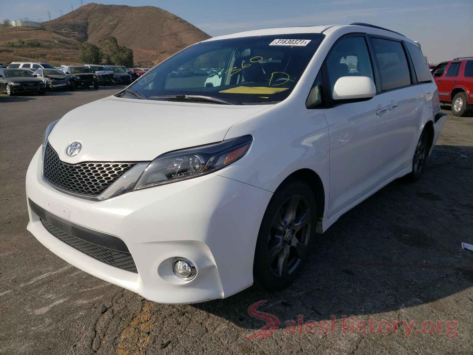 5TDXZ3DC1HS829890 2017 TOYOTA SIENNA