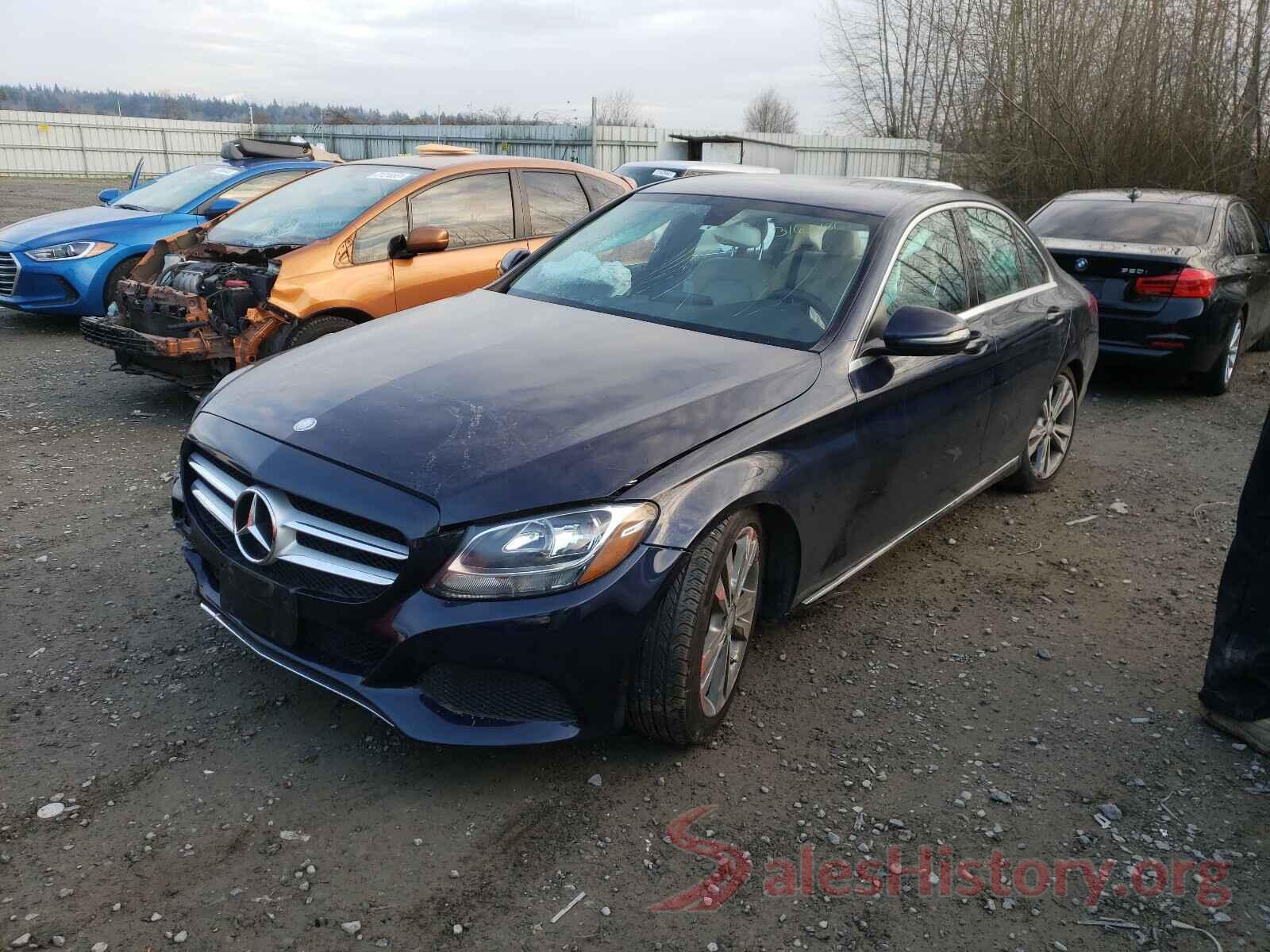 55SWF4JB3GU096829 2016 MERCEDES-BENZ C CLASS