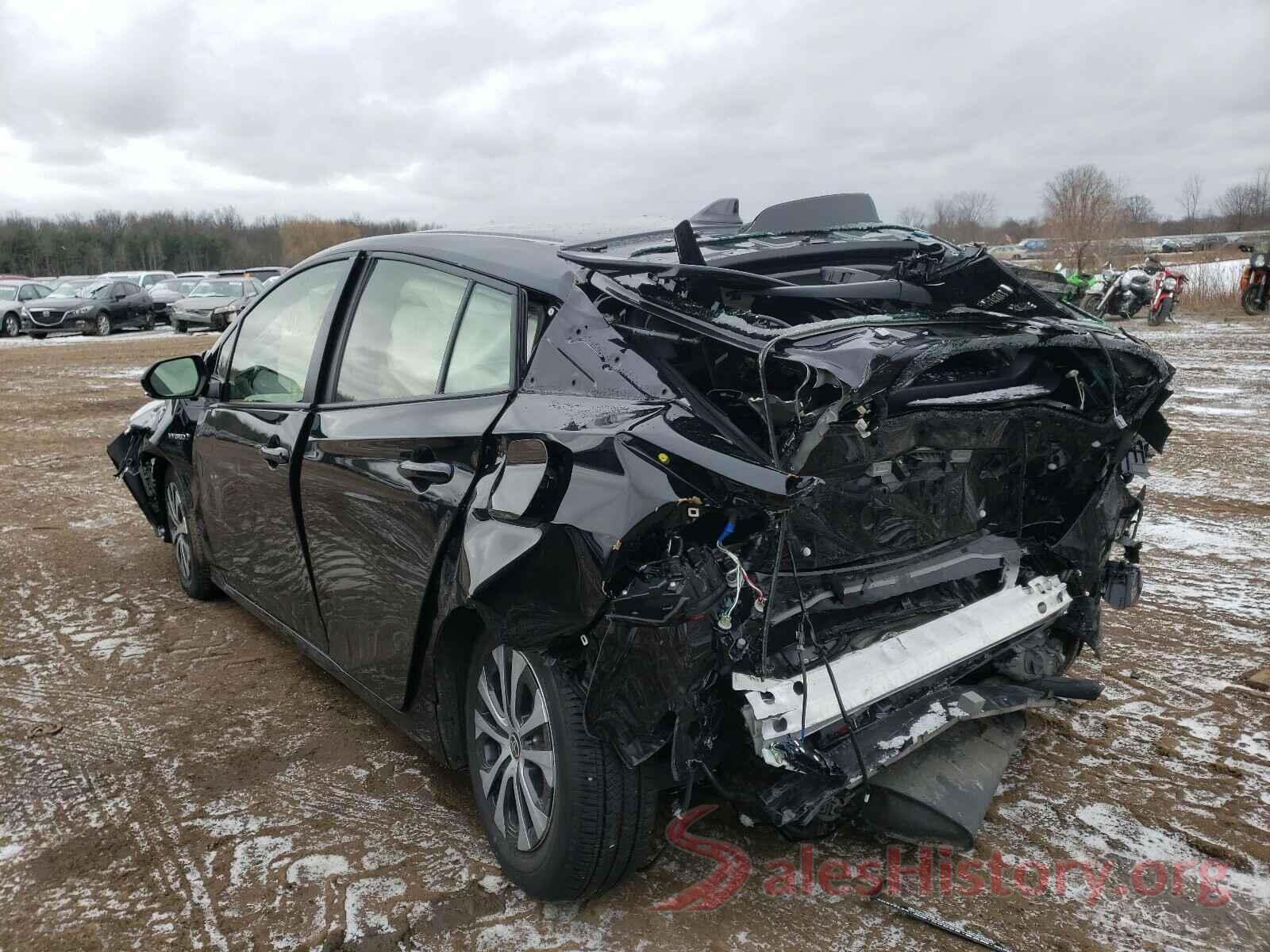 JTDL9RFU0K3012149 2019 TOYOTA PRIUS