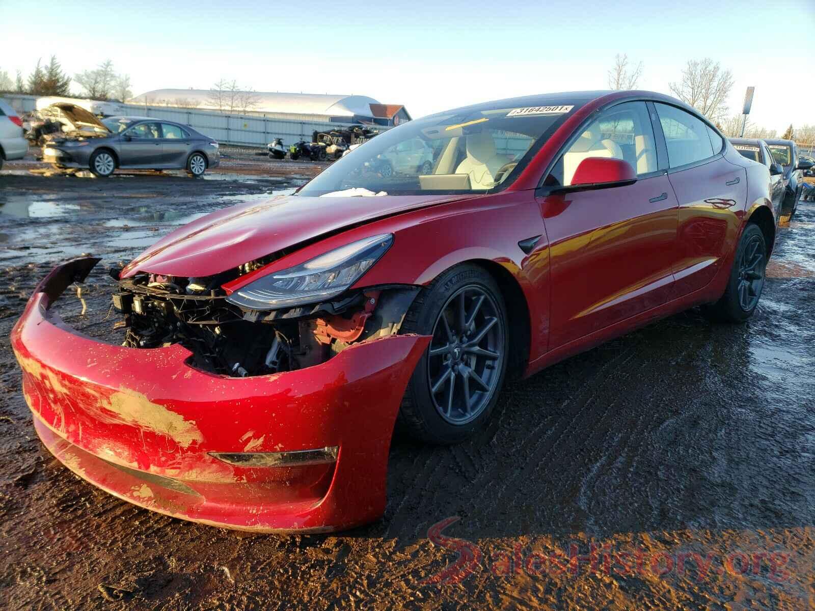 5YJ3E1EB5JF056114 2018 TESLA MODEL 3