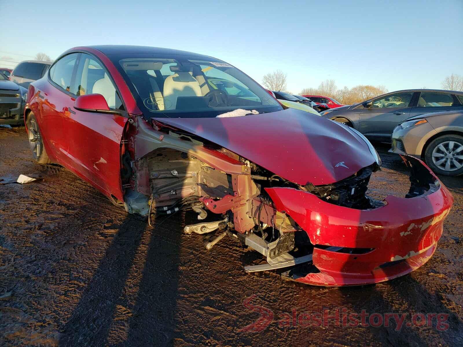 5YJ3E1EB5JF056114 2018 TESLA MODEL 3