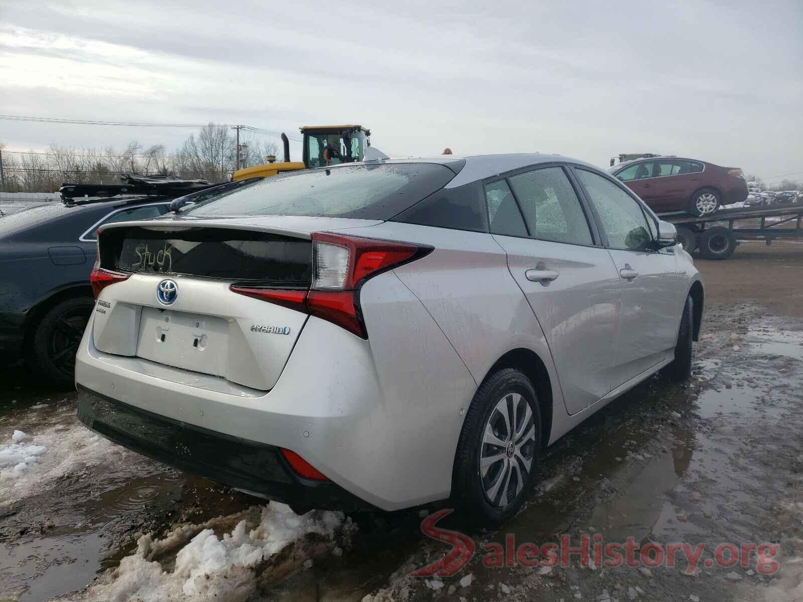 JTDL9RFU4K3002854 2019 TOYOTA PRIUS