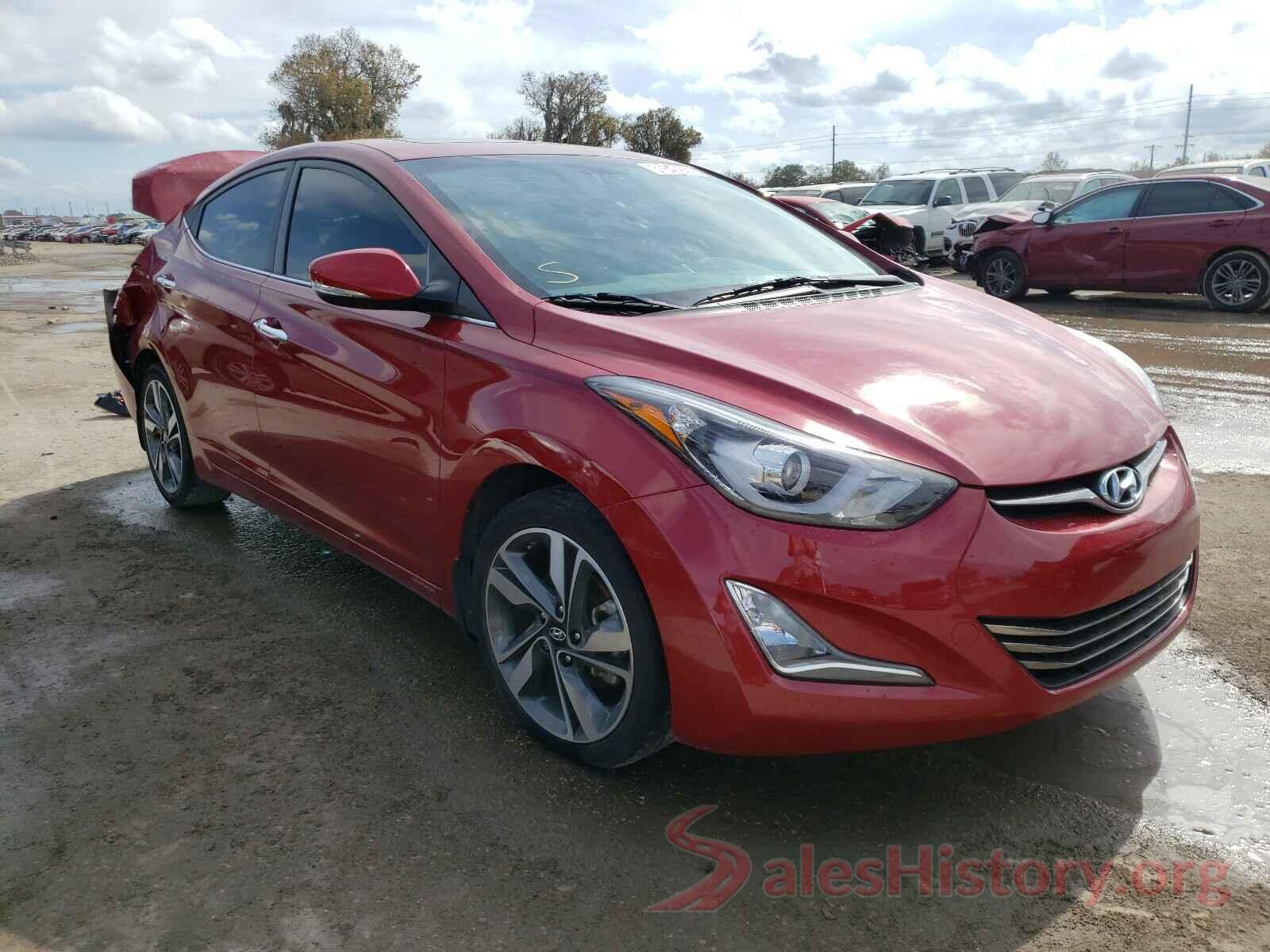 KMHDH4AE3GU597445 2016 HYUNDAI ELANTRA