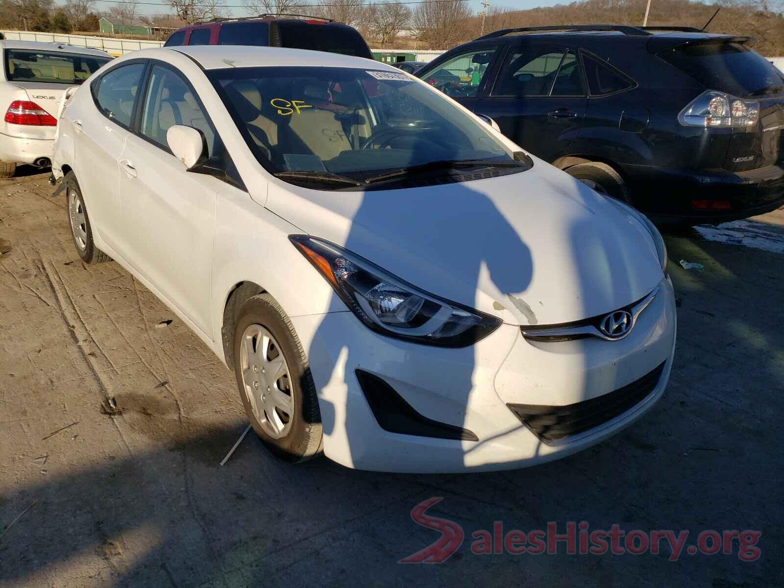 5NPDH4AE3GH767804 2016 HYUNDAI ELANTRA