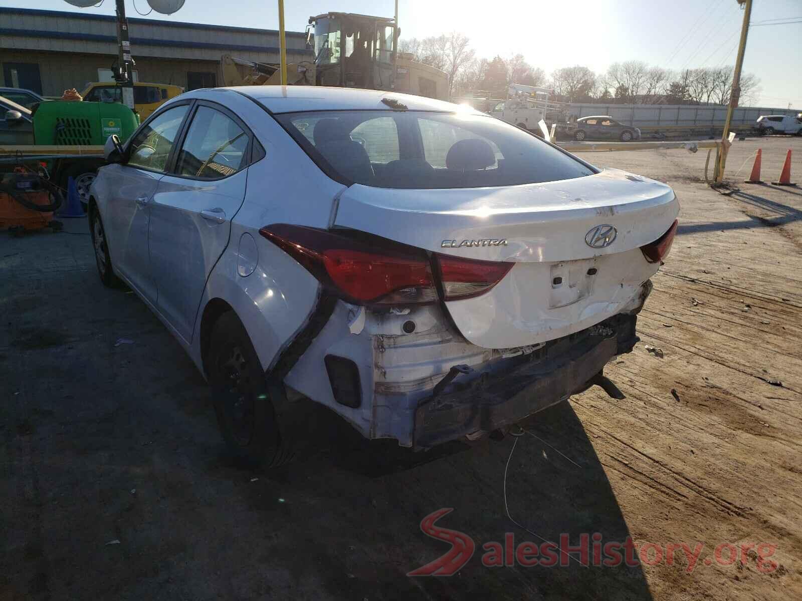 5NPDH4AE3GH767804 2016 HYUNDAI ELANTRA