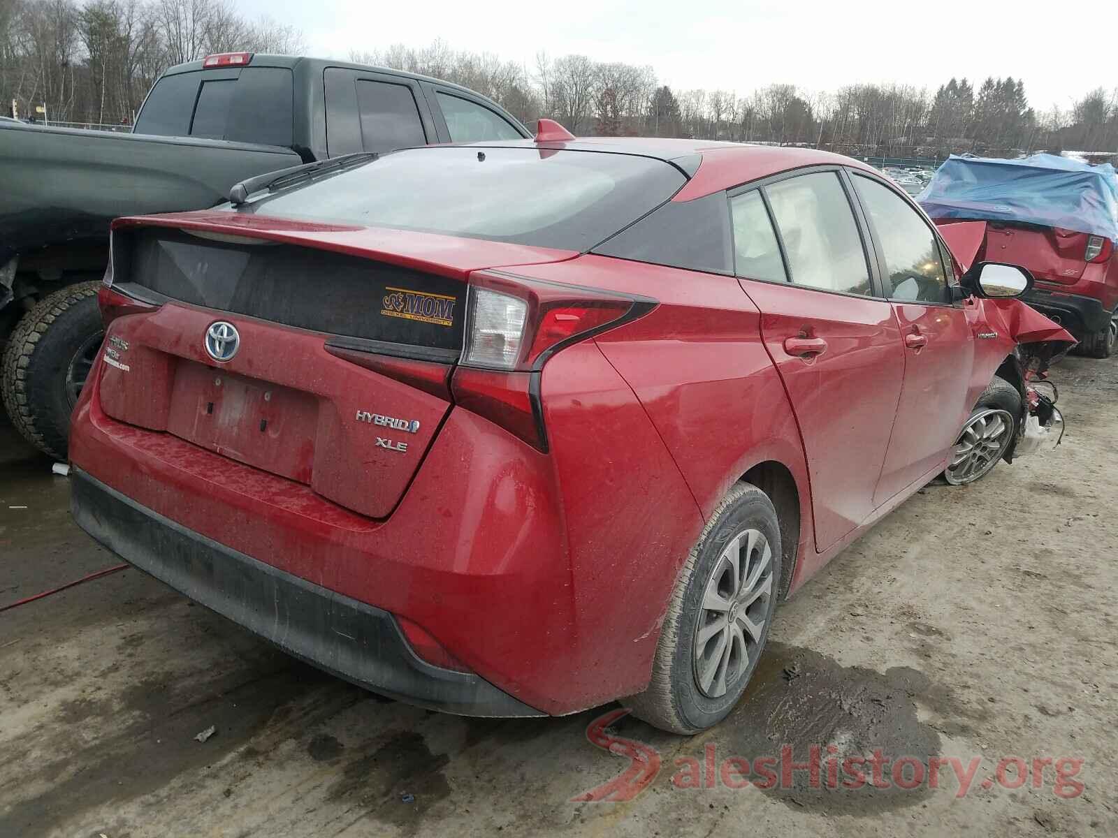 JTDL9RFU1K3012984 2019 TOYOTA PRIUS