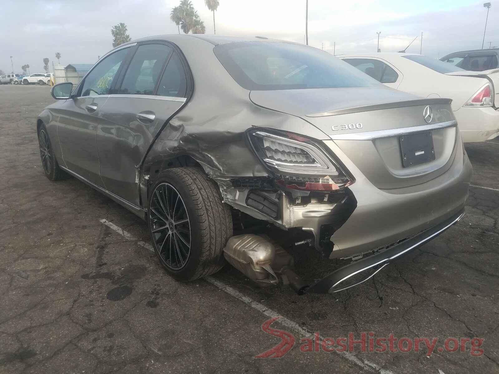 55SWF8DB4KU306978 2019 MERCEDES-BENZ C CLASS