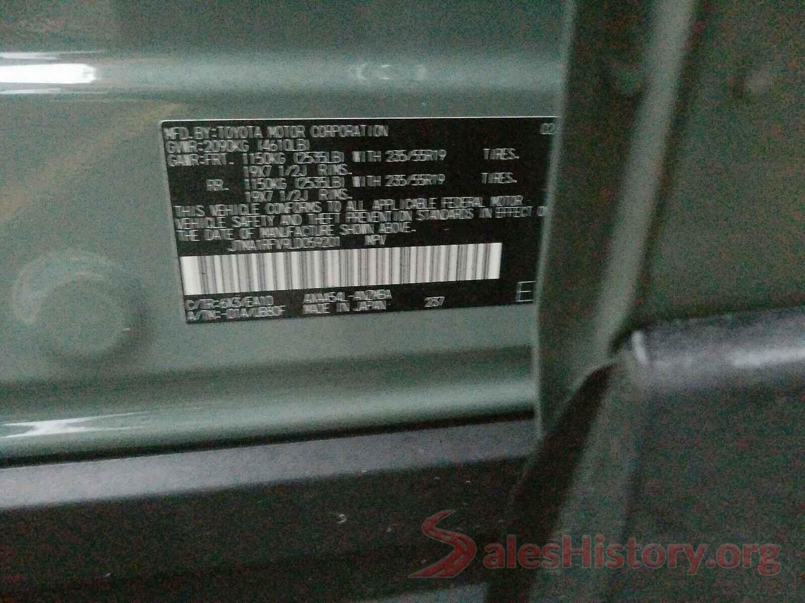 JTMA1RFV9LD059201 2020 TOYOTA RAV4