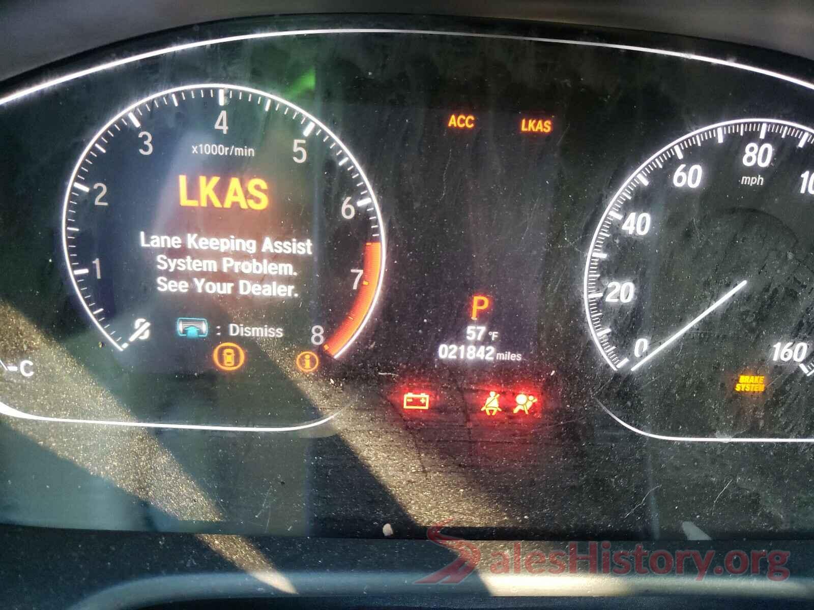 1HGCV1F11KA163713 2019 HONDA ACCORD