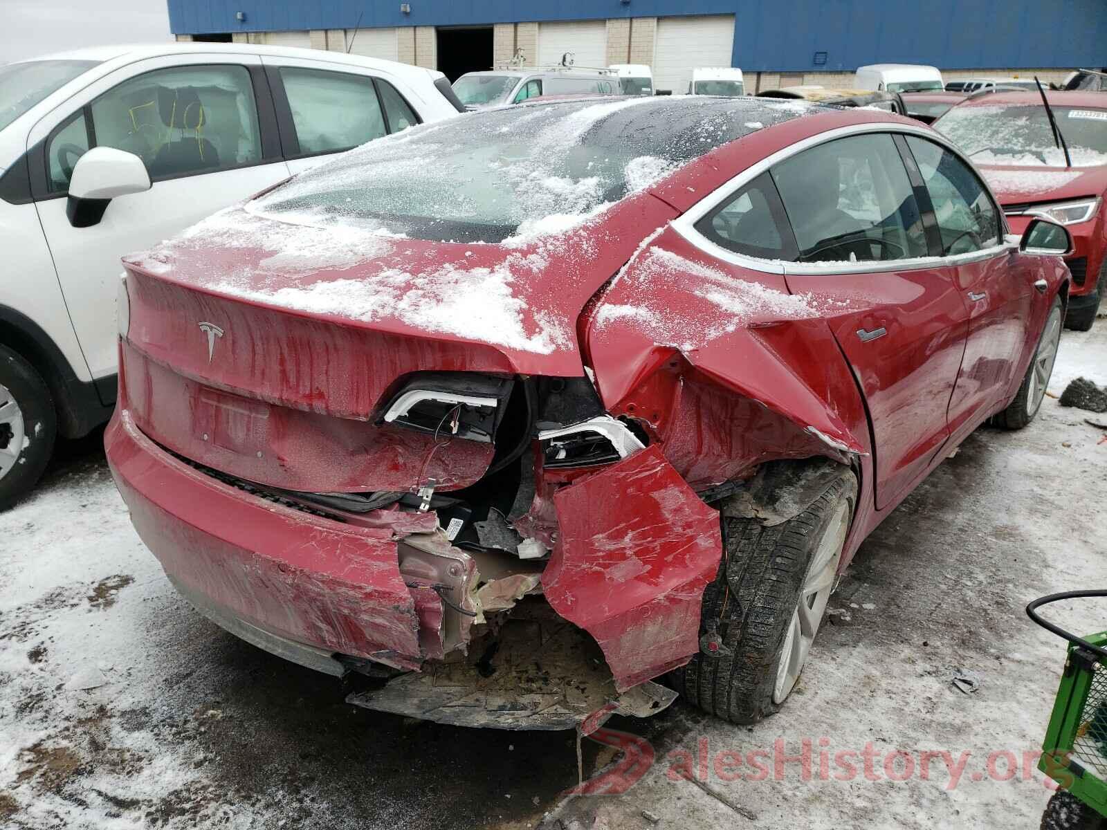 5YJ3E1EB0JF117255 2018 TESLA MODEL 3