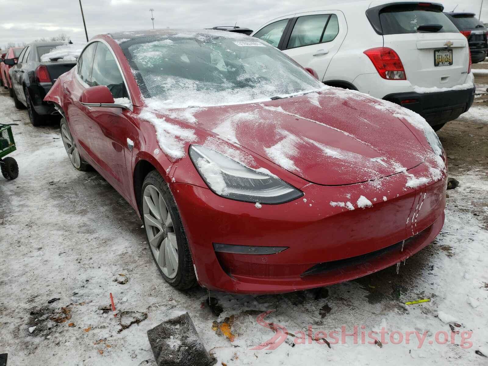 5YJ3E1EB0JF117255 2018 TESLA MODEL 3