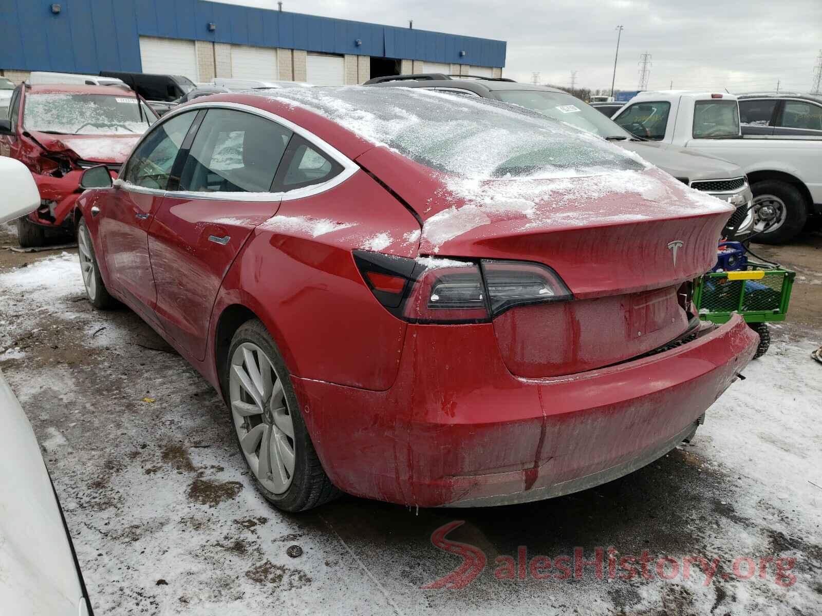 5YJ3E1EB0JF117255 2018 TESLA MODEL 3