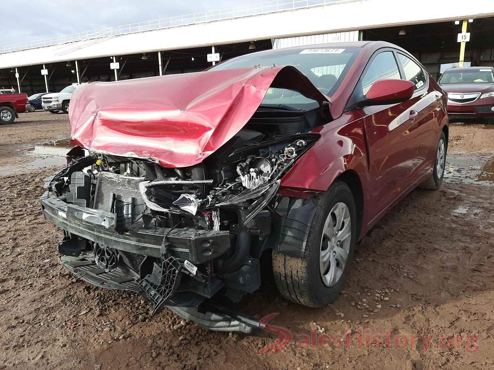 5NPDH4AEXGH709236 2016 HYUNDAI ELANTRA