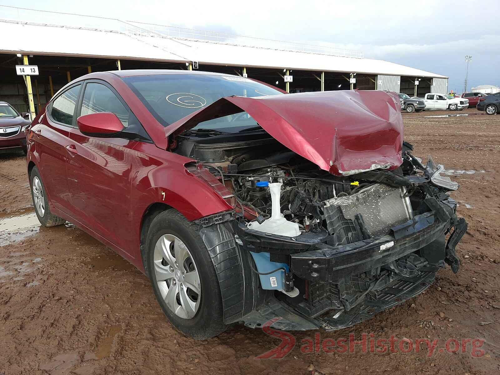 5NPDH4AEXGH709236 2016 HYUNDAI ELANTRA