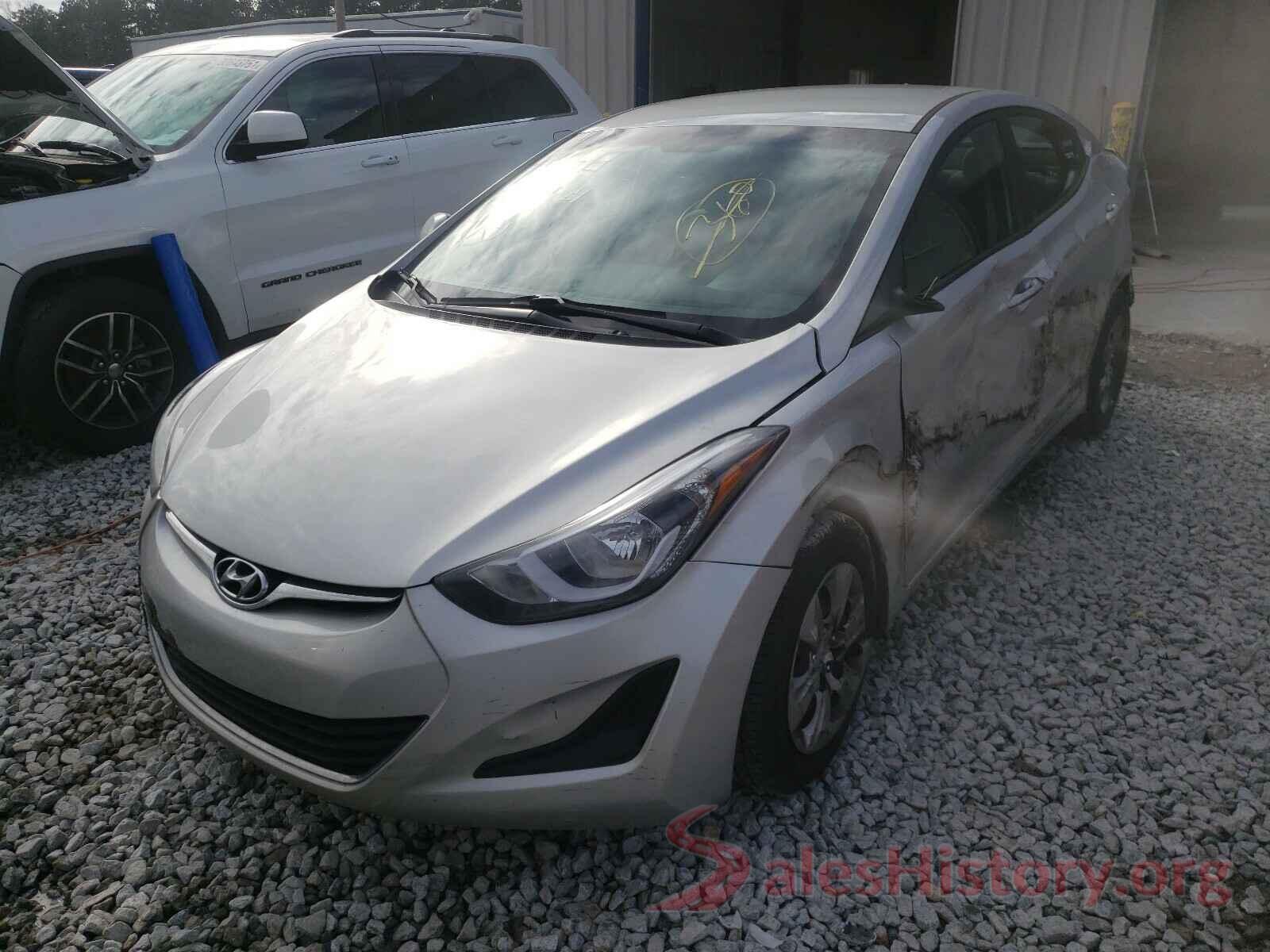 5NPDH4AE4GH741468 2016 HYUNDAI ELANTRA